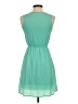 Soprano 100% Polyester Solid Teal Cocktail Dress Size XS - photo 2