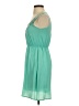 Soprano 100% Polyester Solid Teal Cocktail Dress Size XS - photo 5