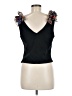 Eva Franco Black Sleeveless Blouse Size M - photo 2