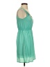 Soprano 100% Polyester Solid Teal Cocktail Dress Size XS - photo 4
