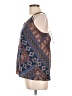 Skies Are Blue 100% Polyester Blue Sleeveless Blouse Size L - photo 5