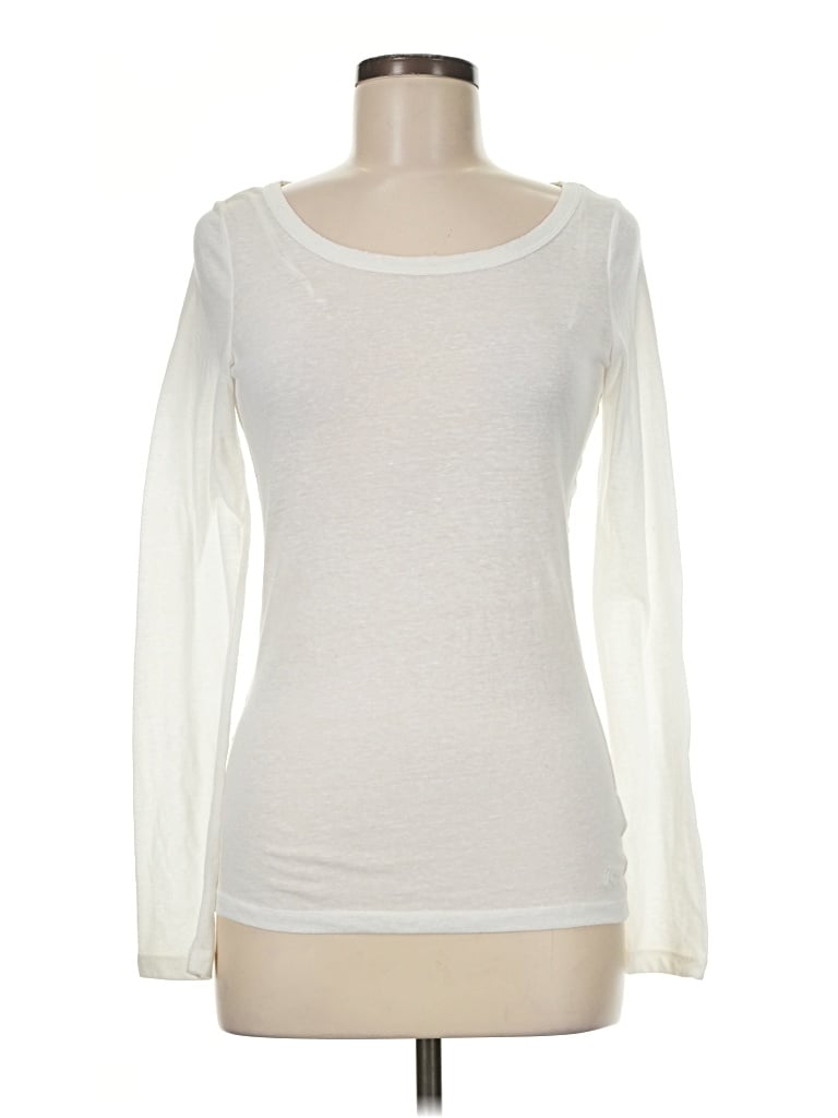 Aéropostale Long Sleeve T-shirt In Ivory