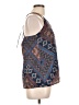 Skies Are Blue 100% Polyester Blue Sleeveless Blouse Size L - photo 4