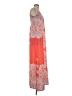 Unbranded 100% Polyester Paisley Orange Casual Dress Size S - photo 4
