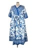 BLOOMCHIC 100% Polyester Paisley Blue Casual Dress Size 26 - photo 1