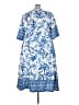 BLOOMCHIC 100% Polyester Paisley Blue Casual Dress Size 26 - photo 2