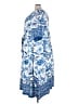 BLOOMCHIC 100% Polyester Paisley Blue Casual Dress Size 26 - photo 5