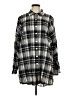 Tulip Plaid Gray Casual Dress Size L (estimated) - photo 1