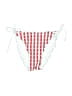 Wild Fable Checkered-gingham Red Swimsuit Bottoms Size M - photo 1