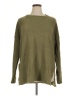 Fashion 100% Acrylic Solid Green Pullover Sweater Size XL - photo 1