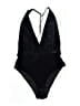 Wishlist 100% Polyester Black Bodysuit Size S - photo 1
