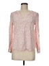 Gap 100% Rayon Pink Long Sleeve Blouse Size M - photo 1