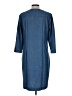 Talbots 100% Cotton Blue Casual Dress Size 12 - photo 2