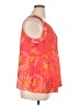 DR2 100% Polyester Orange Sleeveless Blouse Size XL - photo 4