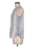 Equipment Blue Sleeveless Blouse Size M - photo 5