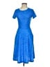 Huhot Polka Dots Blue Casual Dress Size S - photo 1