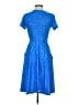 Huhot Polka Dots Blue Casual Dress Size S - photo 2