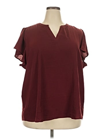 Maurices Short Sleeve Blouse (view 1)