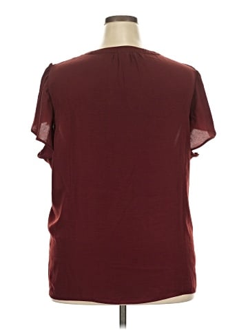 Maurices Short Sleeve Blouse (view 2)