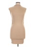 Isalis Solid Tan Casual Dress Size L - photo 1