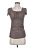 Maurices 100% Polyester Brown Short Sleeve Top Size S - photo 1