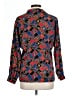 Pendleton 100% Polyester Print Blue Long Sleeve Blouse Size 10 - photo 2