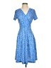 MSBASIC Print Blue Casual Dress Size S - photo 1