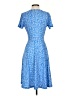 MSBASIC Print Blue Casual Dress Size S - photo 2