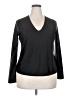 Bar III Black Long Sleeve Top Size 2X - photo 1