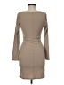 Astr Solid Tan Cocktail Dress Size M - photo 2