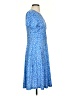 MSBASIC Print Blue Casual Dress Size S - photo 4