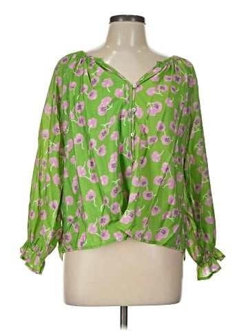 ee:some 3/4 Sleeve Blouse (view 1)