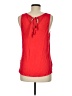 Express 100% Polyester Red Sleeveless Blouse Size M - photo 2