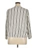 Torrid 100% Rayon Stripes Ivory 3/4 Sleeve Blouse Size 1X Plus (1) - photo 2