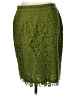 Ann Taylor 100% Polyester Green Formal Skirt Size 10 (petite) - photo 2