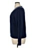 Lands' End 100% Cotton Chevron-herringbone Blue Pullover Sweater Size XL - photo 5