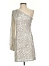 1.State Metallic Silver Cocktail Dress Size S - photo 1