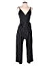 Kaileigh Stripes Black Jumpsuit Size S - photo 1