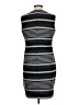 Calvin Klein Stripes Gray Casual Dress Size 12 - photo 2