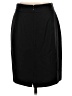 J.Crew 100% Wool Solid Black Wool Skirt Size 2 - photo 2