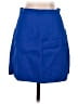 Zara Solid Blue Casual Skirt Size XS - photo 1