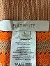 Flat White Stripes Orange Shorts Size L - photo 3
