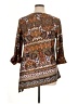 New Directions Brown 3/4 Sleeve Blouse Size XL Petite - photo 2