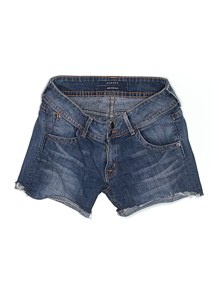 Pre-owned Hudson Denim Shorts In Blue