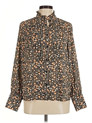 Nili Lotan Long Sleeve Blouse (view 1)