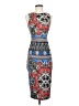 ASOS Graphic Blue Cocktail Dress Size 4 - photo 1