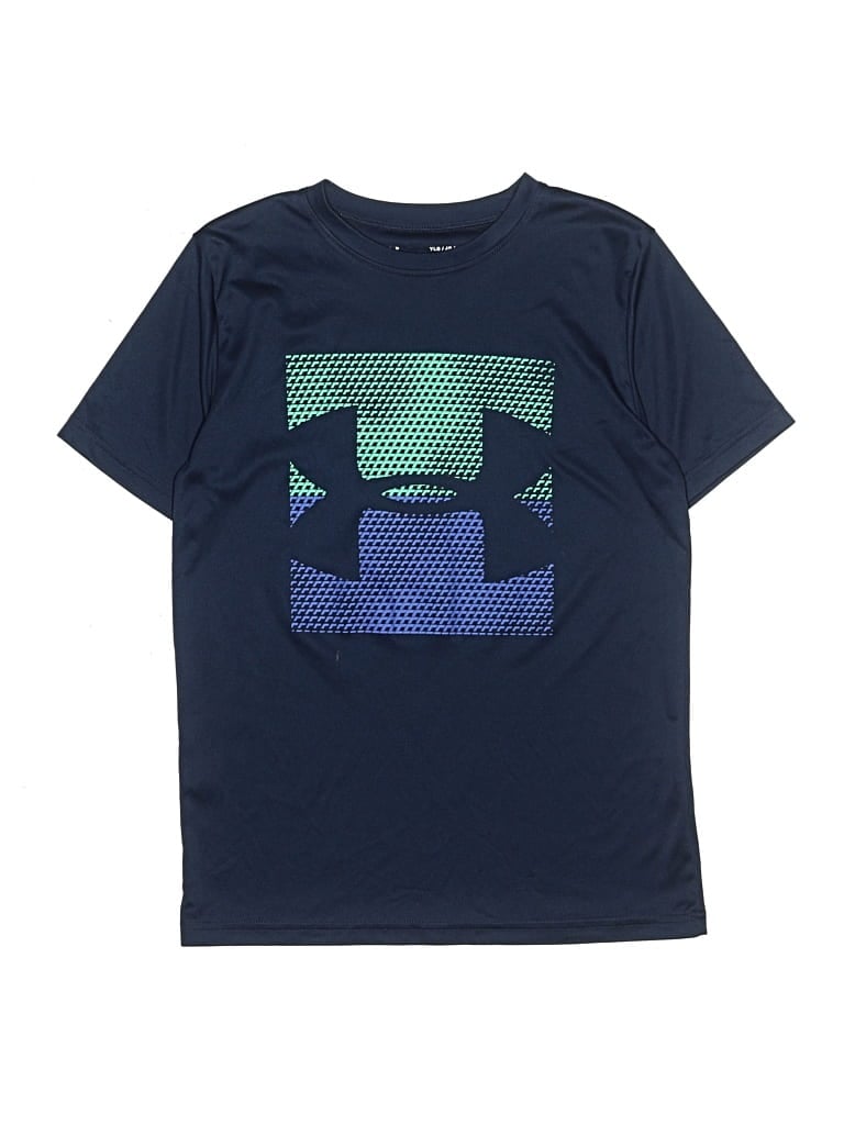 Pre-owned Under Armour Kids' Short Sleeve T-shirt In Blue