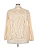 Torrid Ivory Long Sleeve Blouse Size 3X Plus (3) - photo 1