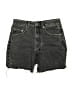 Ksubi 100% Cotton Black Denim Shorts Size 25 waist - photo 1