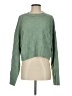 Double Zero Solid Green Pullover Sweater Size S - photo 1